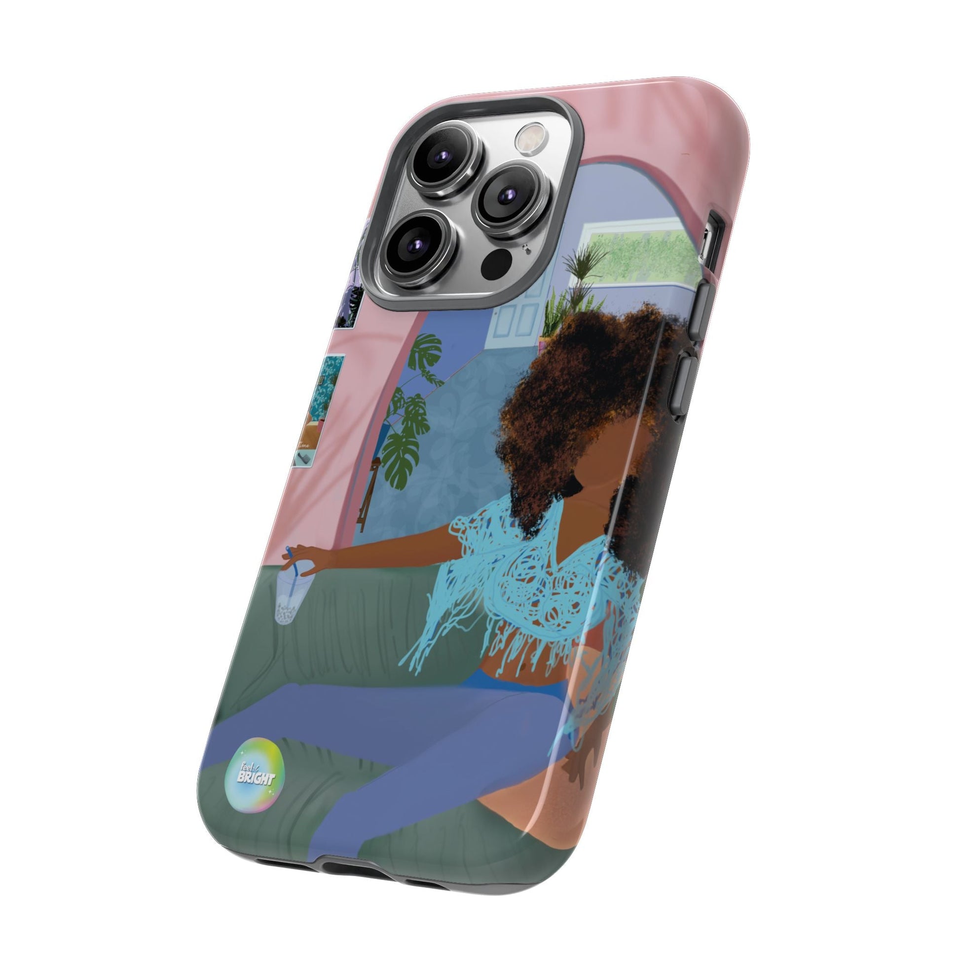 Bubble Tea Tough Cases: Artistic Phone Case for Self - Care and Empowerment - Feel BrightBubble Tea Tough Cases: Artistic Phone Case for Self - Care and EmpowermentPhone Case