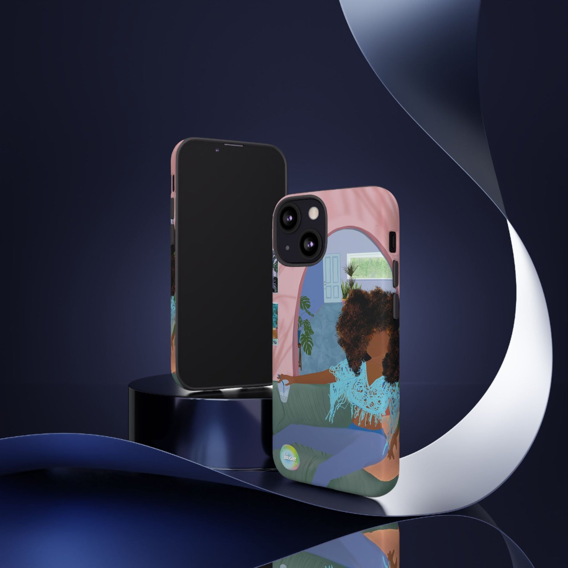 Bubble Tea Tough Cases: Artistic Phone Case for Self - Care and Empowerment - Feel BrightBubble Tea Tough Cases: Artistic Phone Case for Self - Care and EmpowermentPhone Case