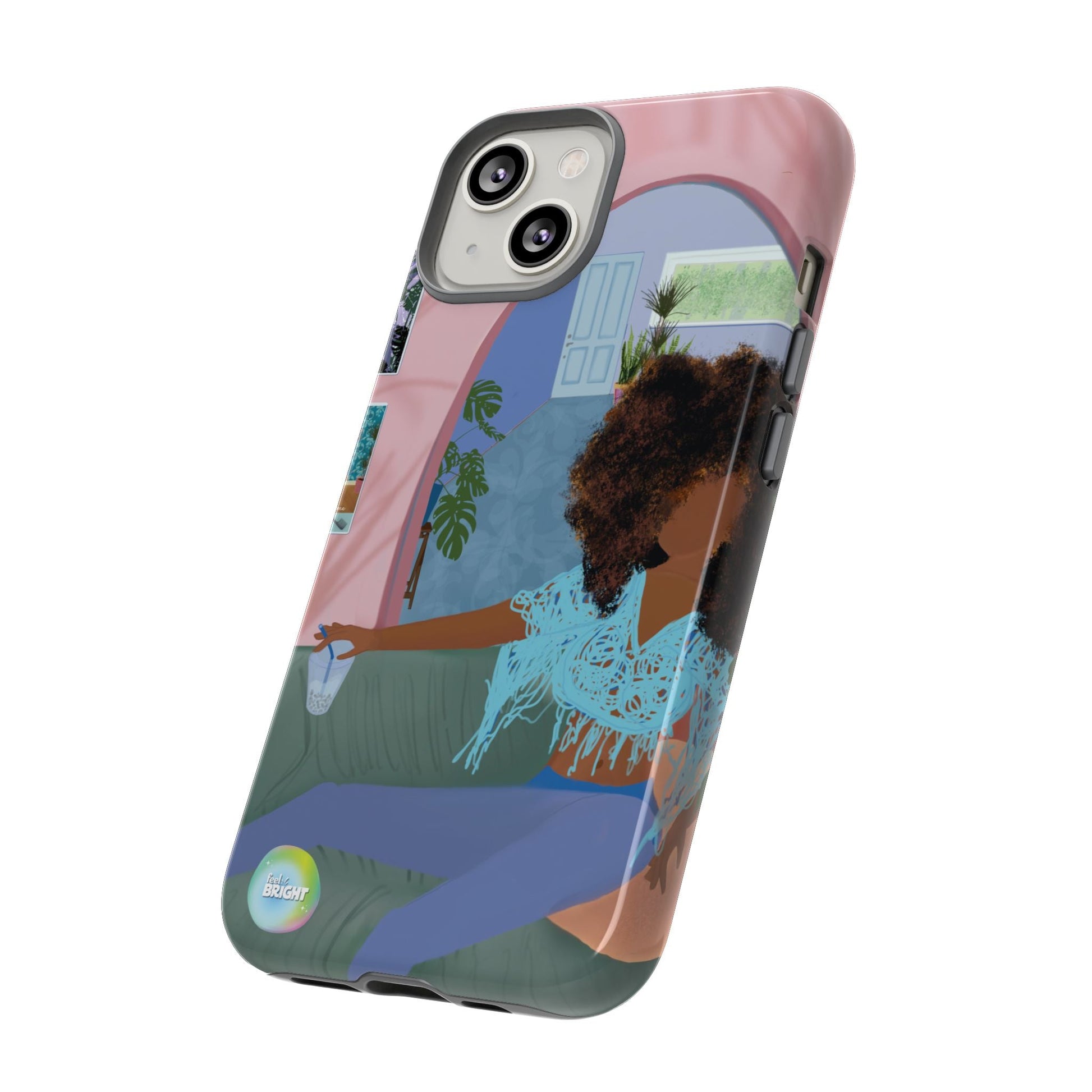 Bubble Tea Tough Cases: Artistic Phone Case for Self - Care and Empowerment - Feel BrightBubble Tea Tough Cases: Artistic Phone Case for Self - Care and EmpowermentPhone Case