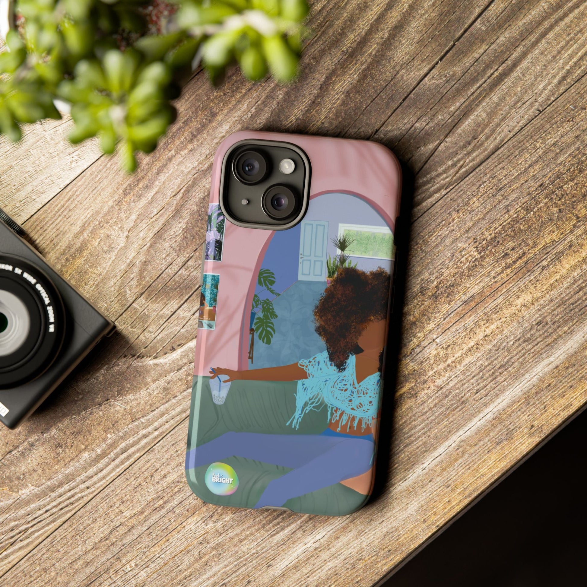 Bubble Tea Tough Cases: Artistic Phone Case for Self - Care and Empowerment - Feel BrightBubble Tea Tough Cases: Artistic Phone Case for Self - Care and EmpowermentPhone Case