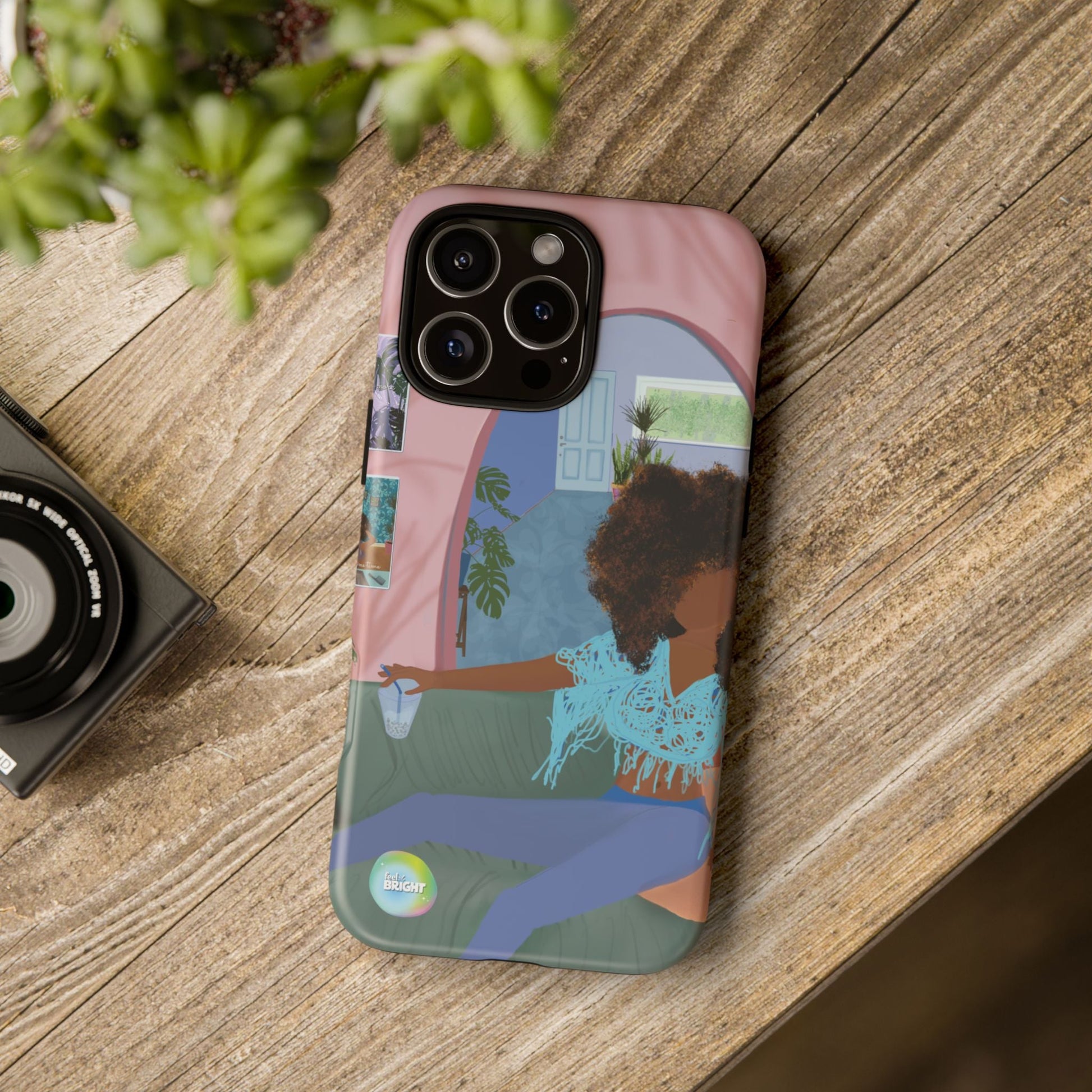 Bubble Tea Tough Cases: Artistic Phone Case for Self - Care and Empowerment - Feel BrightBubble Tea Tough Cases: Artistic Phone Case for Self - Care and EmpowermentPhone Case
