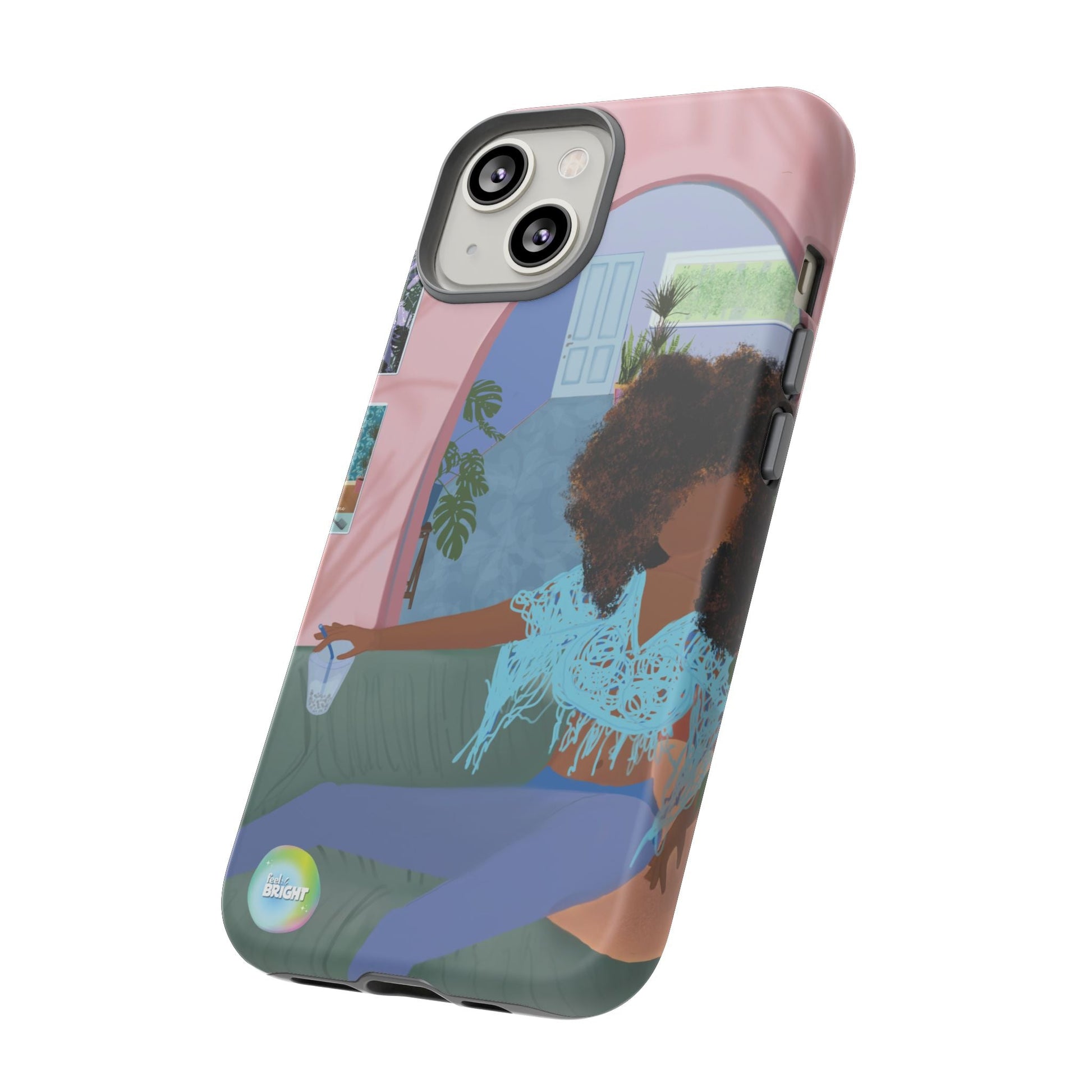 Bubble Tea Tough Cases: Artistic Phone Case for Self - Care and Empowerment - Feel BrightBubble Tea Tough Cases: Artistic Phone Case for Self - Care and EmpowermentPhone Case