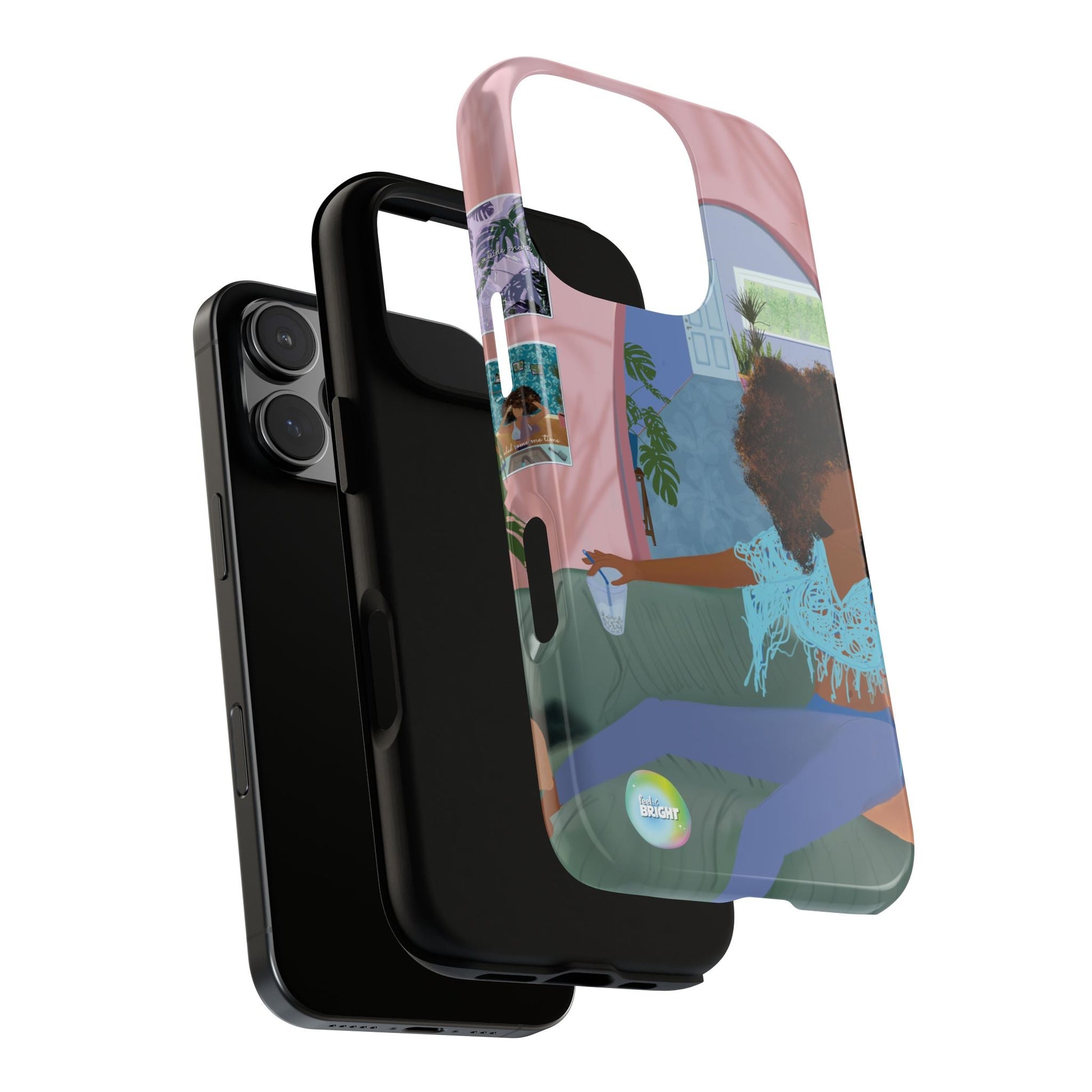Bubble Tea Tough Cases: Artistic Phone Case for Self - Care and Empowerment - Feel BrightBubble Tea Tough Cases: Artistic Phone Case for Self - Care and EmpowermentPhone Case