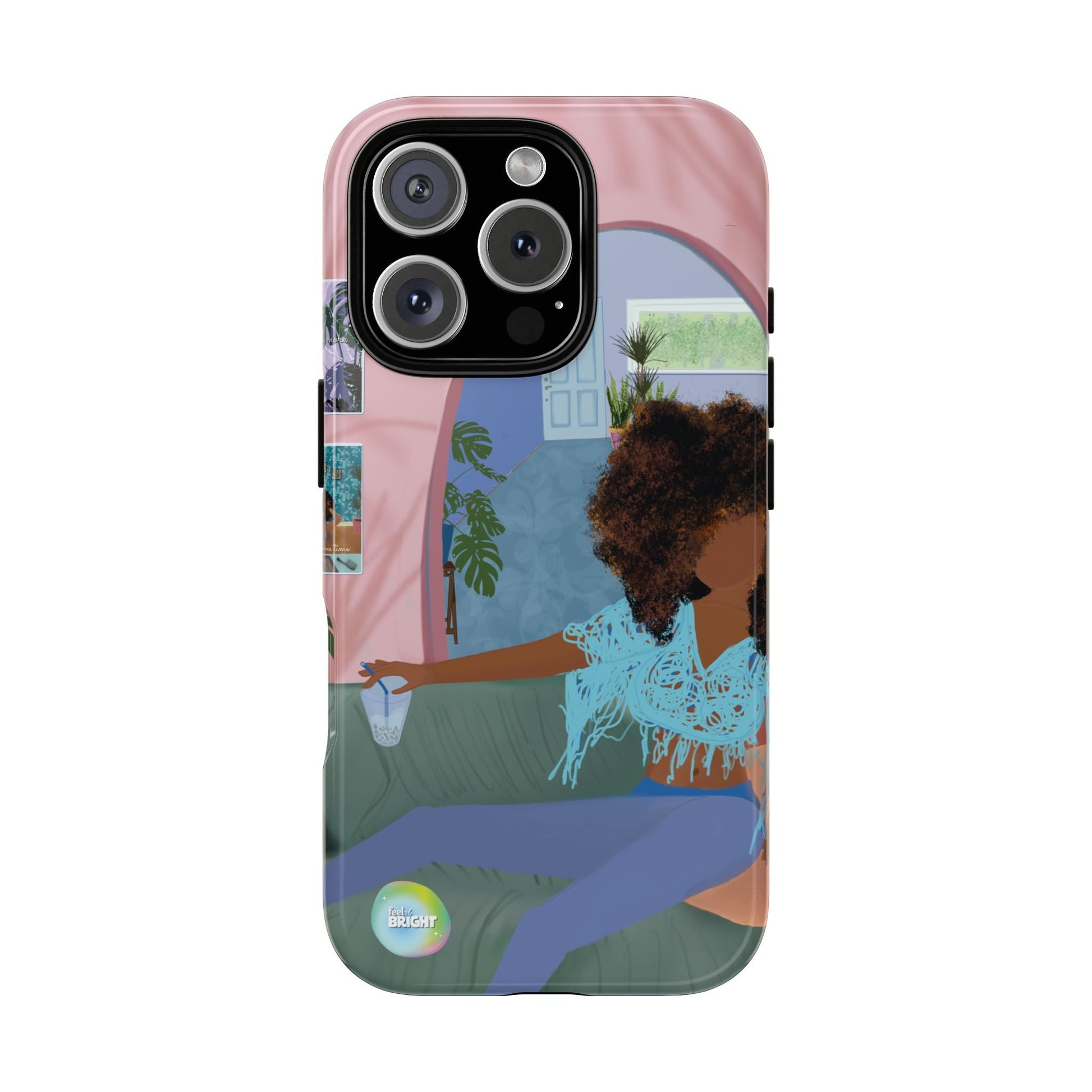 Bubble Tea Tough Cases: Artistic Phone Case for Self - Care and Empowerment - Feel BrightBubble Tea Tough Cases: Artistic Phone Case for Self - Care and EmpowermentPhone Case