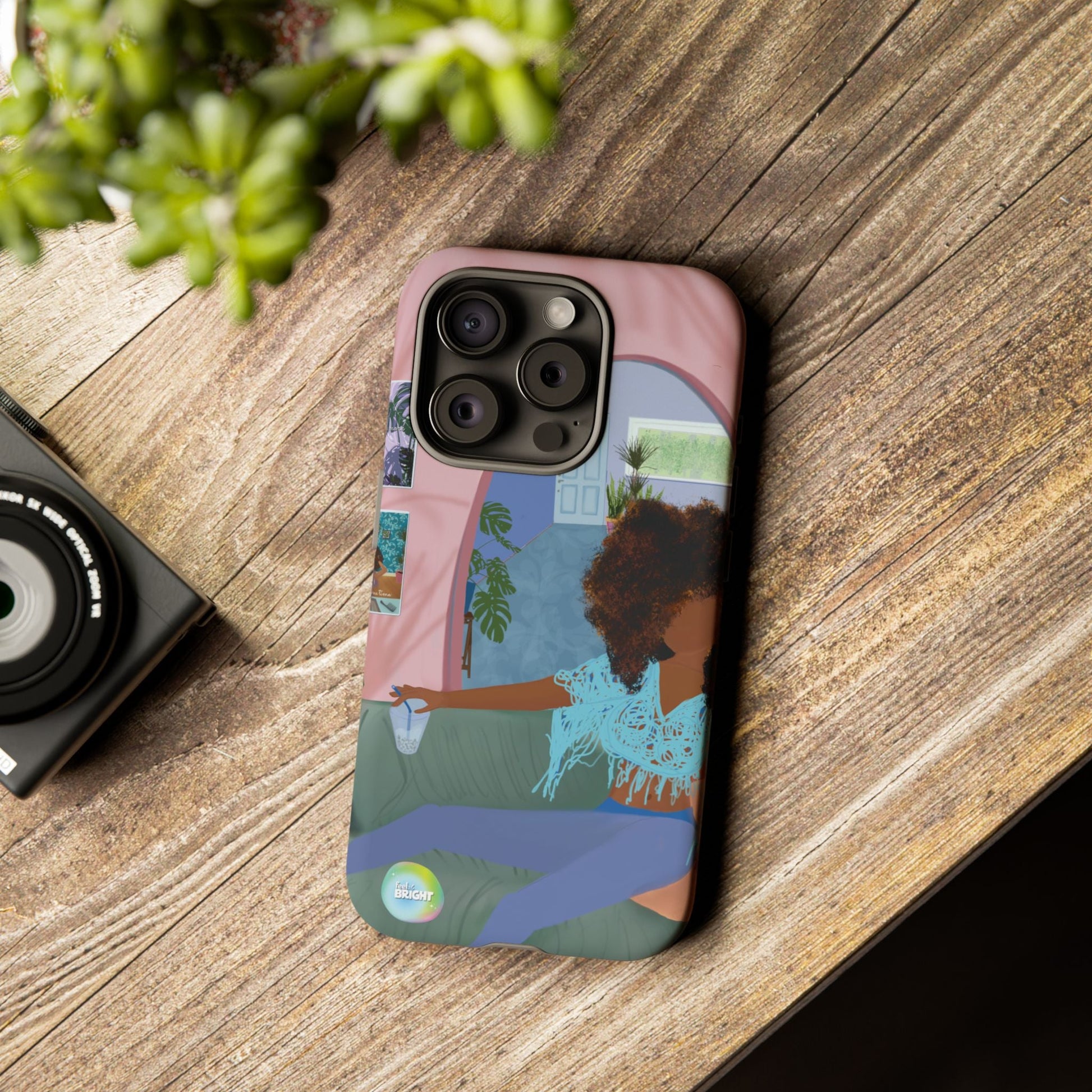 Bubble Tea Tough Cases: Artistic Phone Case for Self - Care and Empowerment - Feel BrightBubble Tea Tough Cases: Artistic Phone Case for Self - Care and EmpowermentPhone Case