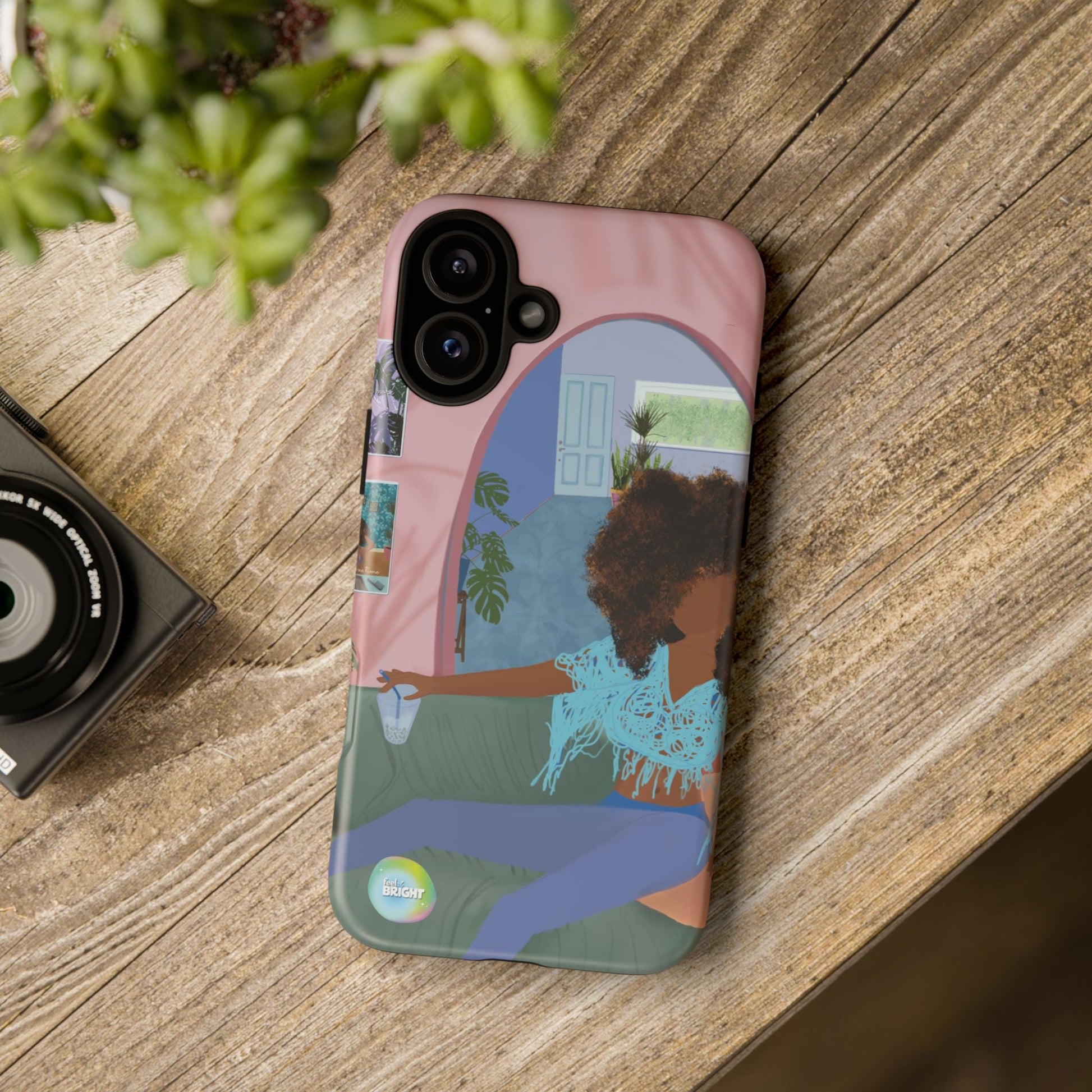 Bubble Tea Tough Cases: Artistic Phone Case for Self - Care and Empowerment - Feel BrightBubble Tea Tough Cases: Artistic Phone Case for Self - Care and EmpowermentPhone Case