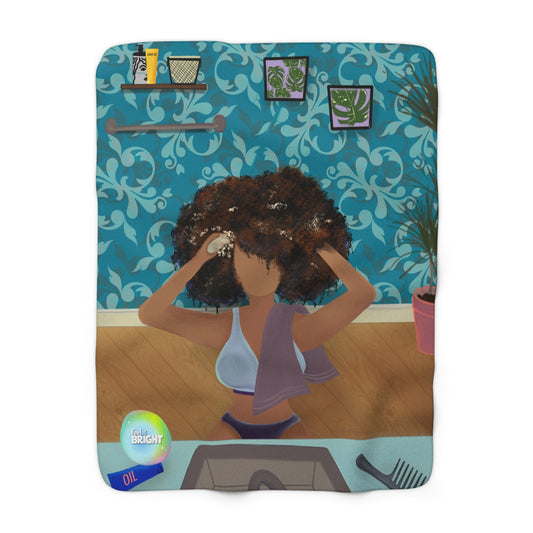 Me Time Comfy Blanket Sherpa Fleece Blanket - Feel BrightMe Time Comfy Blanket Sherpa Fleece BlanketHome Decor