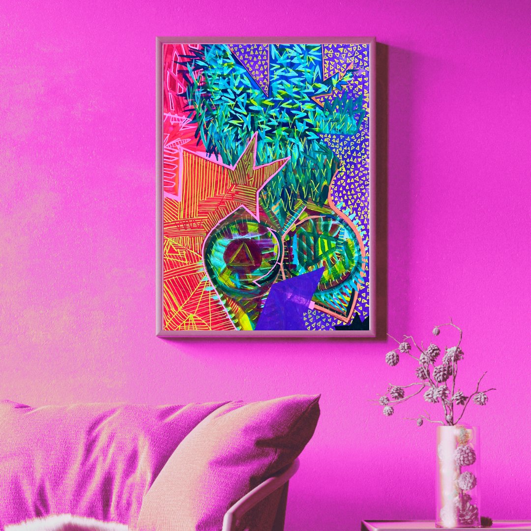 432 Fine Art Original Canvas - Feel Bright