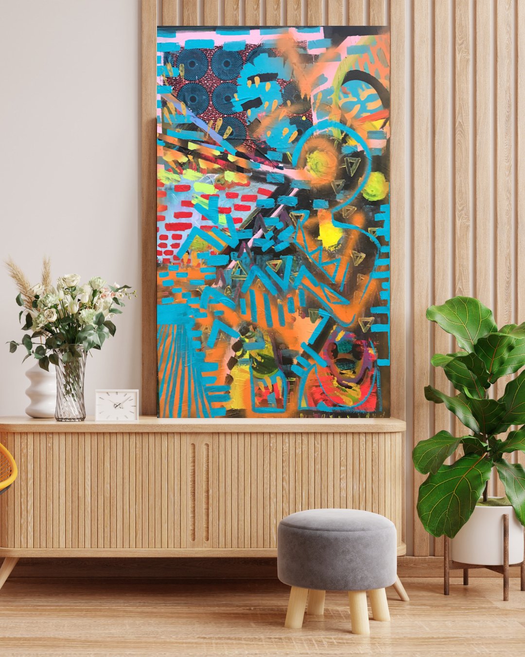 88 Fine Art Original Canvas - Feel Bright