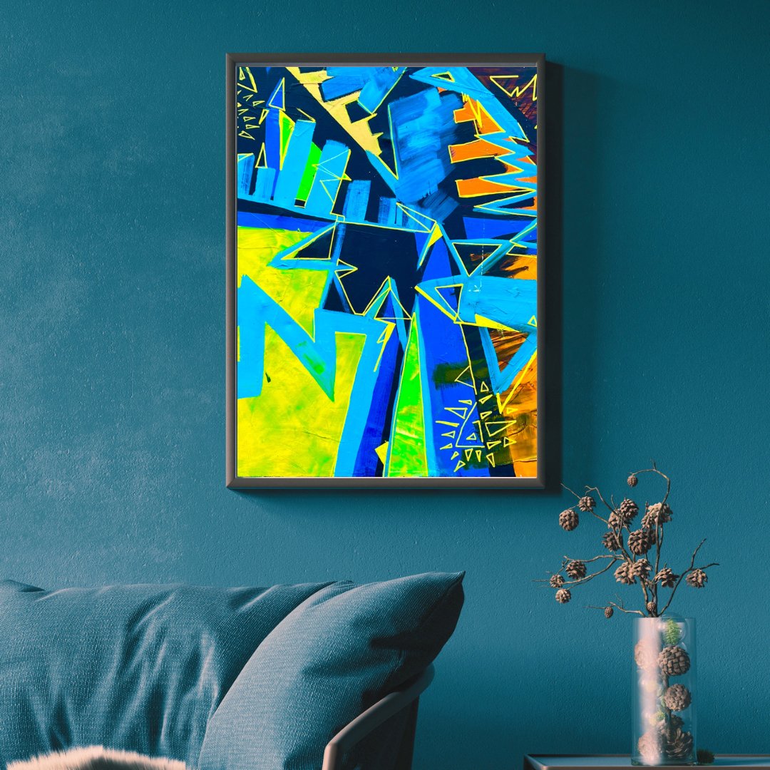 889 Fine Art Original Canvas - Feel Bright