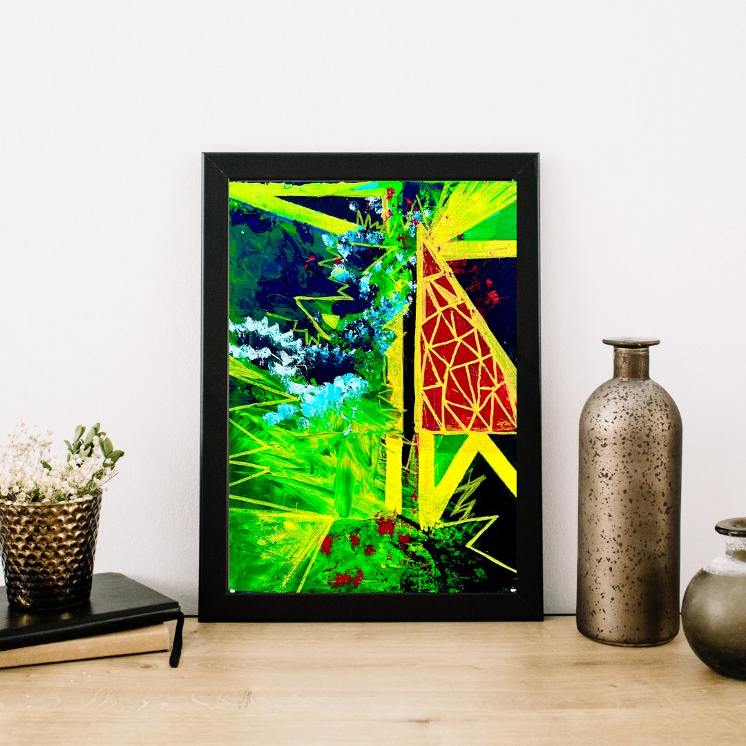 99 Fine Art Original Canvas - Feel Bright