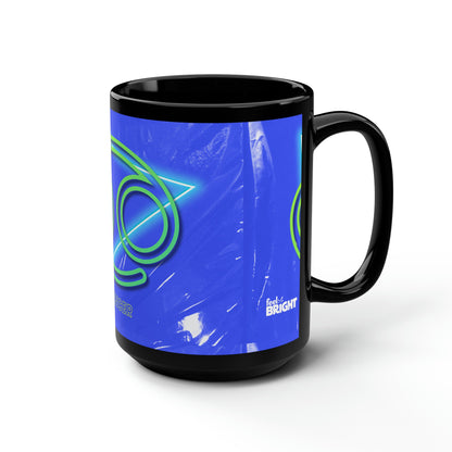 Cancer  Feel Bright Black Mug, 15oz