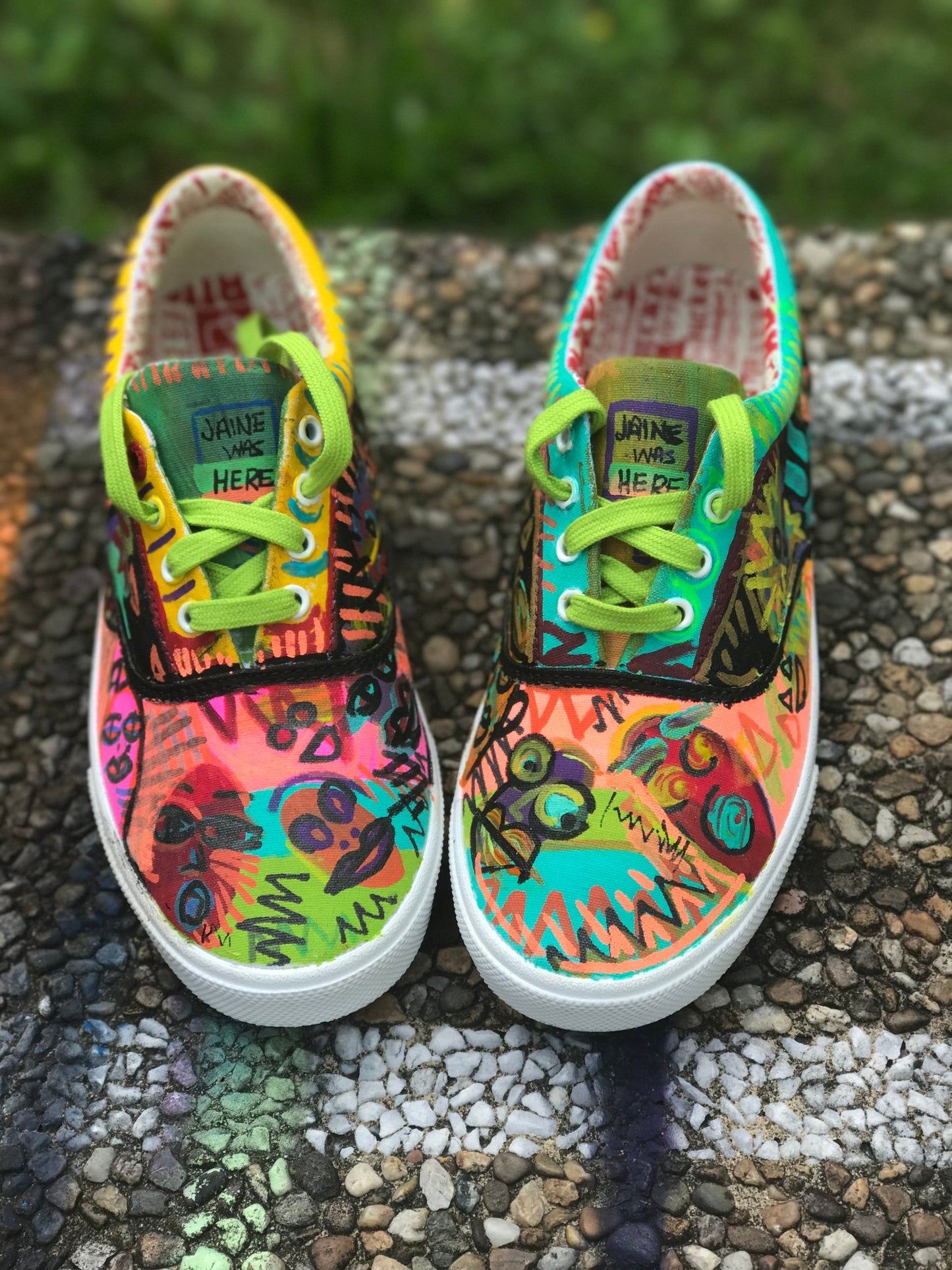 Custom Painted Shoes - Feel Bright