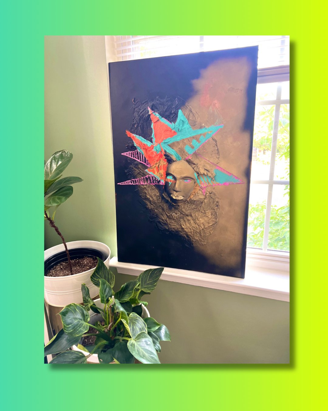 Growth Pains Fine Art Original Wood Canvas