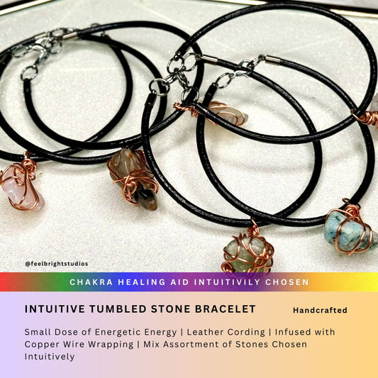 Intuitive Tumbled Stone Bracelet - Feel BrightIntuitive Tumbled Stone Bracelet