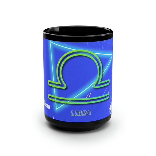 Libra Feel Bright Black Mug, 15oz - Feel BrightLibra Feel Bright Black Mug, 15ozMug