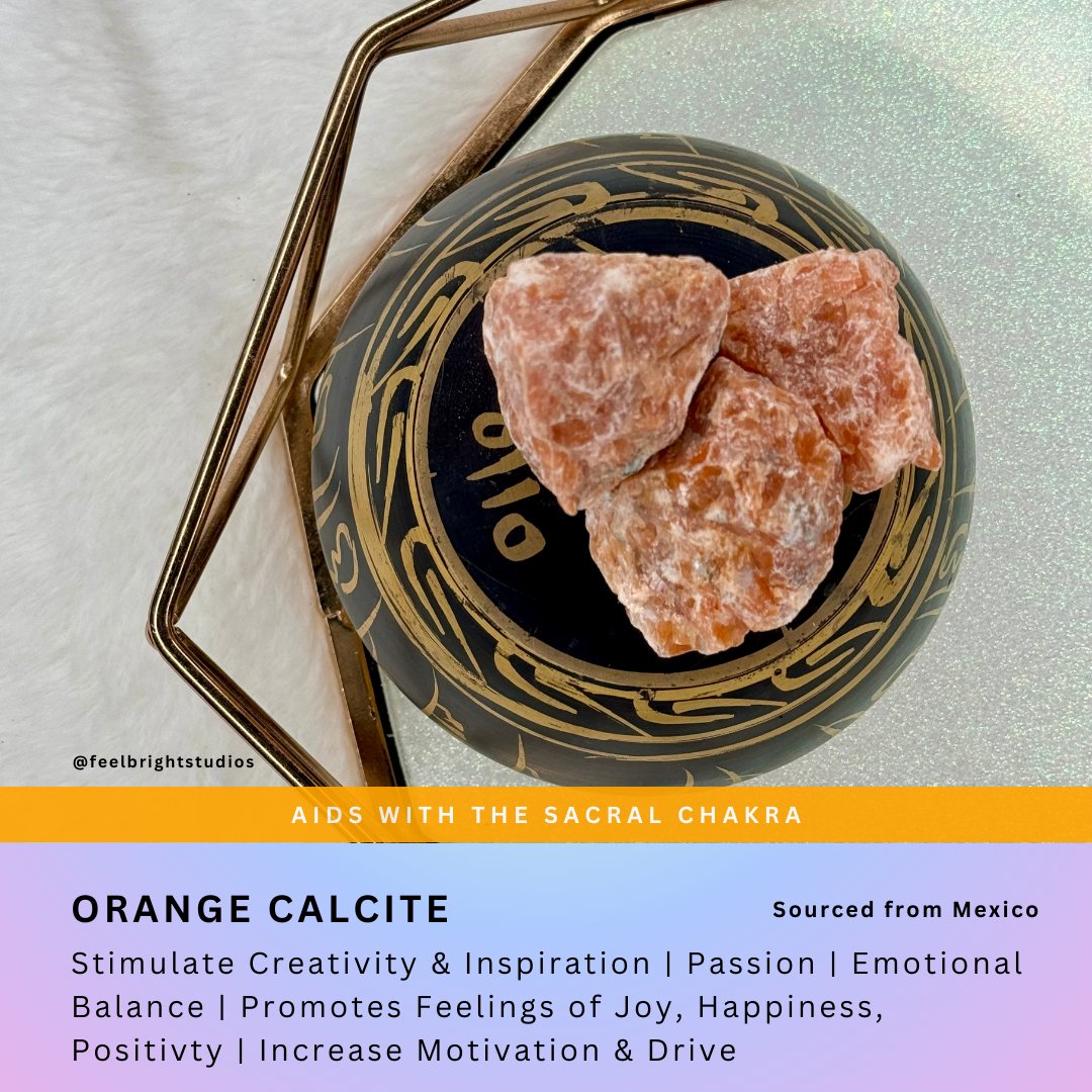 Orange Calcite - Feel BrightOrange Calcite