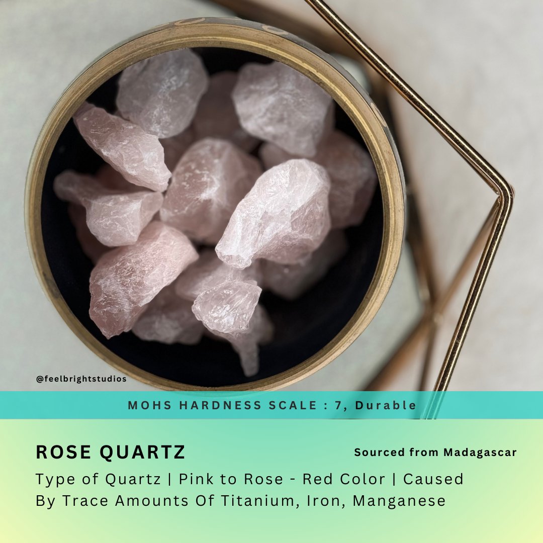 Rose Quartz Raw Specimens - Feel BrightRose Quartz Raw Specimens
