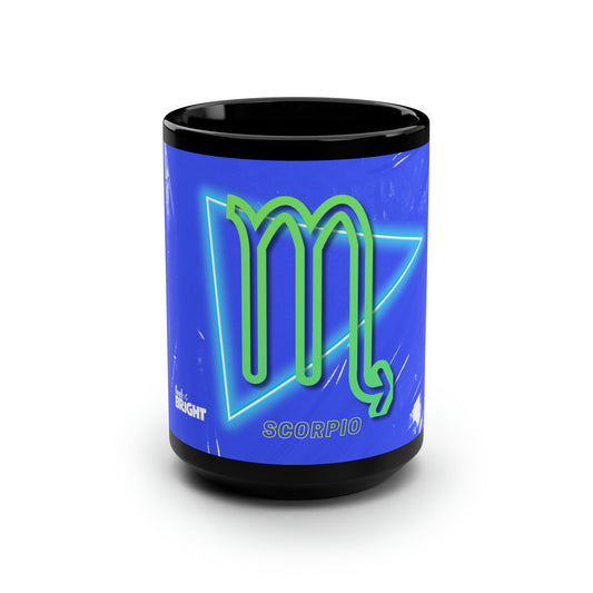 Scorpio Feel Bright Black Mug, 15oz - Feel BrightScorpio Feel Bright Black Mug, 15ozMug