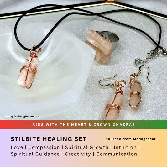 Stilbite Healing Set - Feel BrightStilbite Healing Set