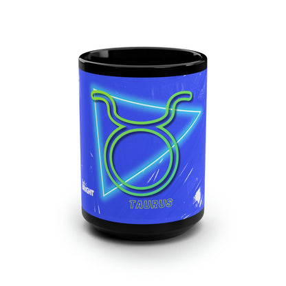 Taurus Feel Bright Black Mug, 15oz - Feel BrightTaurus Feel Bright Black Mug, 15ozMug